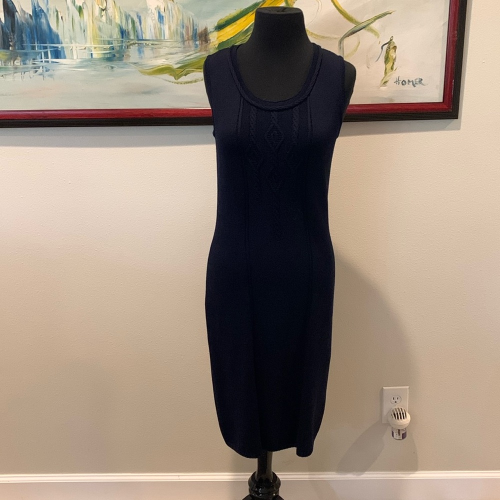 St John wool sweater dress, small